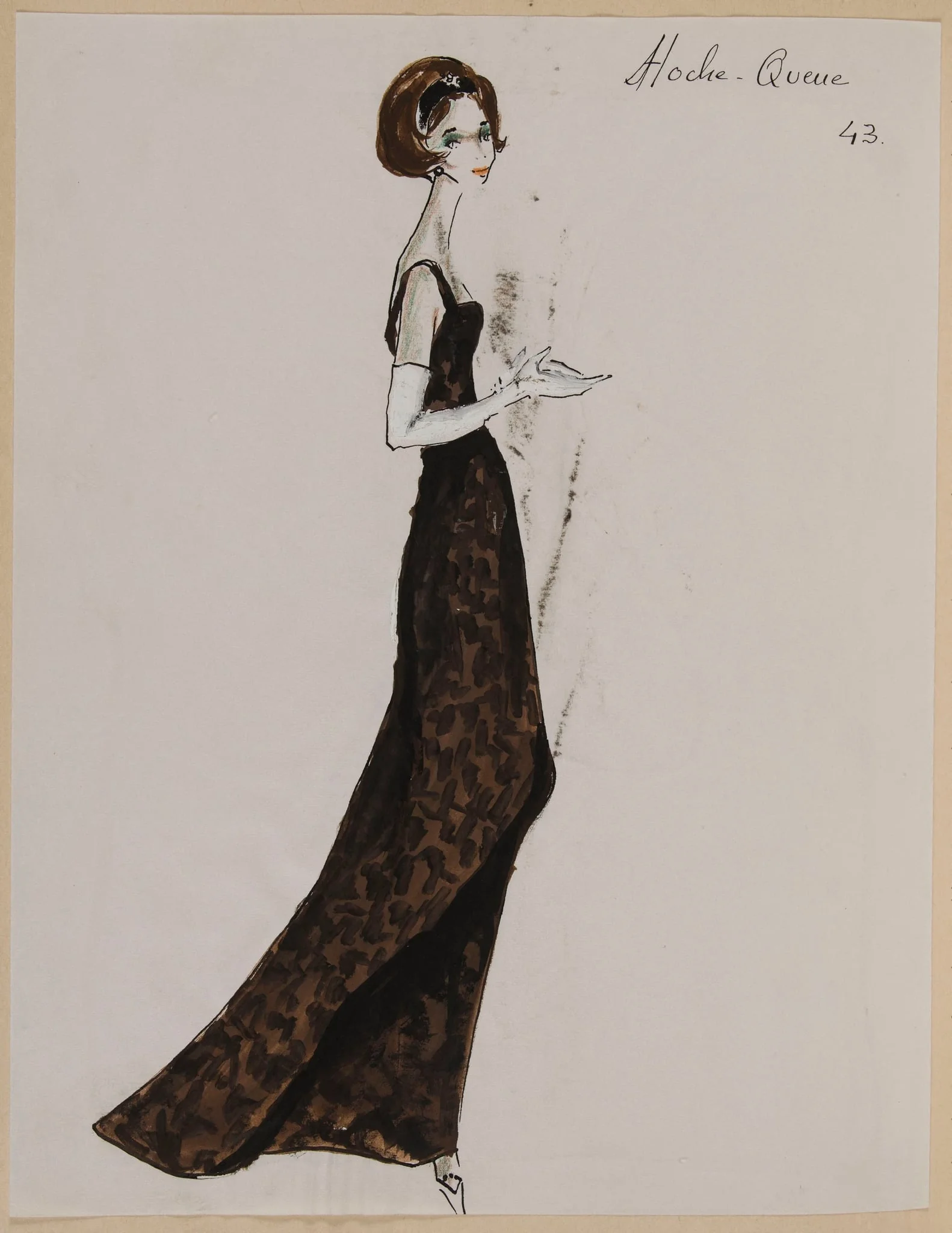 Hoche queue, by Marie-Louise Carven, 1960