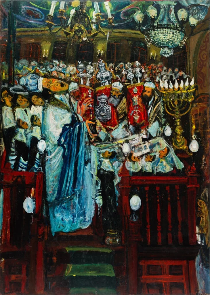 Untitled, by Hyman Bloom, oil, 1940