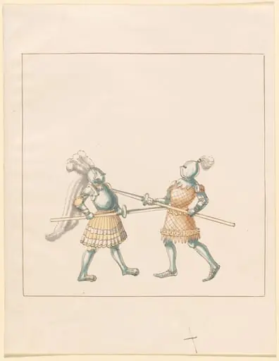 Foot Combat with Awl Pikes