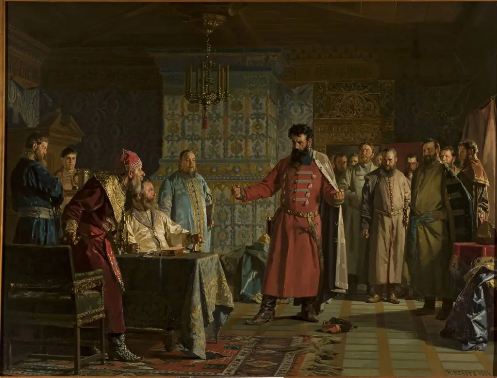 Zakhary Lyapunov's quarrel with the Tsar Vasili Shuysky