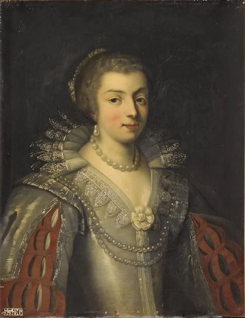 Marie de Rohan-Montbazon, duchesse de Luynes, puis de Chevreuse (1600-1679), by Sophie Rochard, oil, 1837