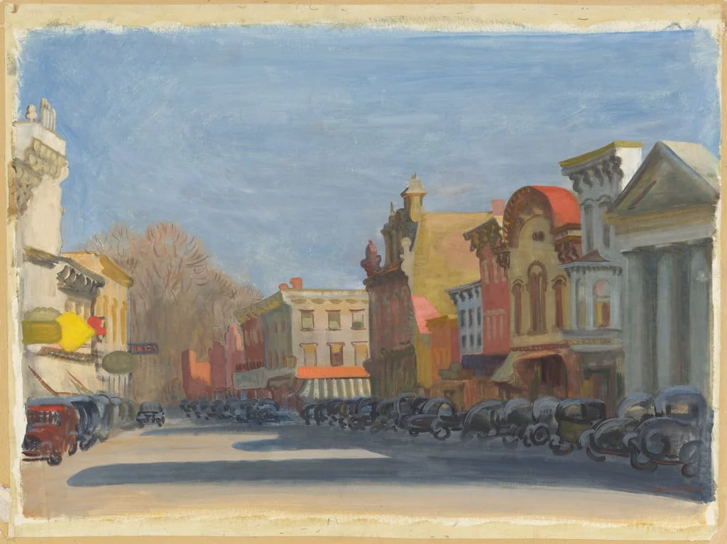 Untitled, by Lily Cushing, gouache, 1938
