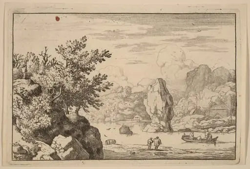 Rock in the Middle of a River