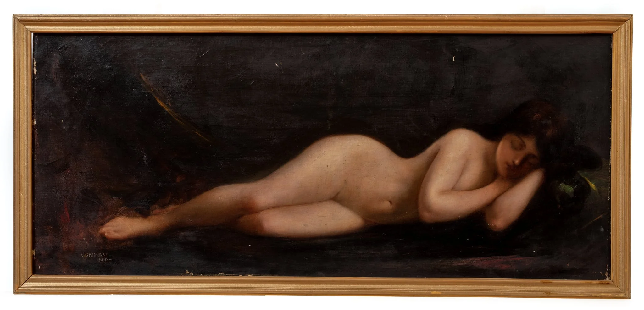 Studiu de nud, by Grimani Nicolae, unspecified, 1850