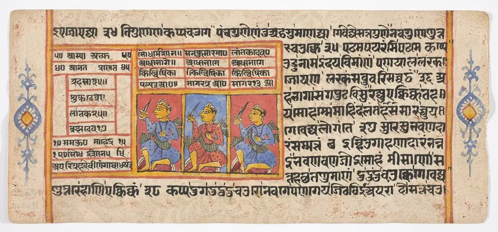Tantric Manuscript "Sangrahani Sutra"