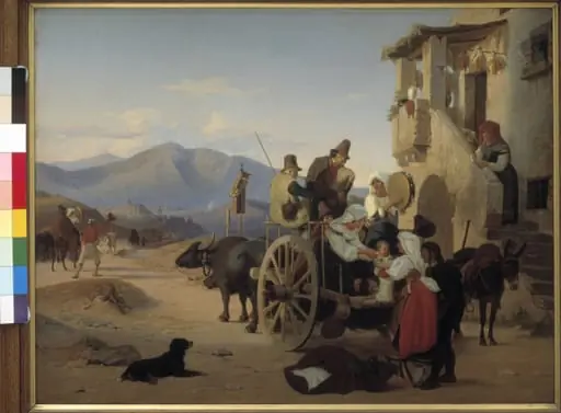 Roman Peasants Going to Market