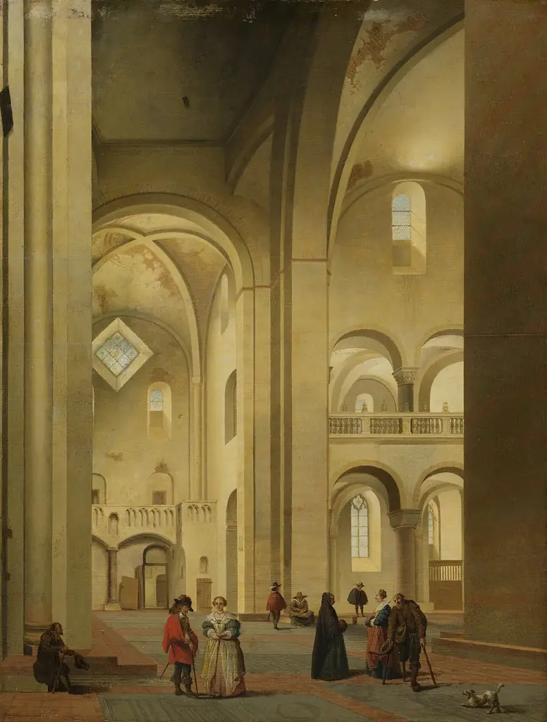 The transept of the Mariakerk in Utrecht, seen from the northeast