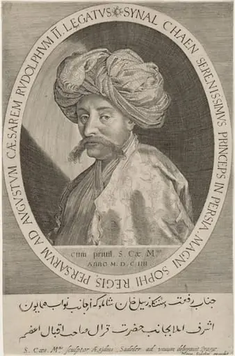 Synal Chaen, Persian Ambassador to Court of Rudolph II