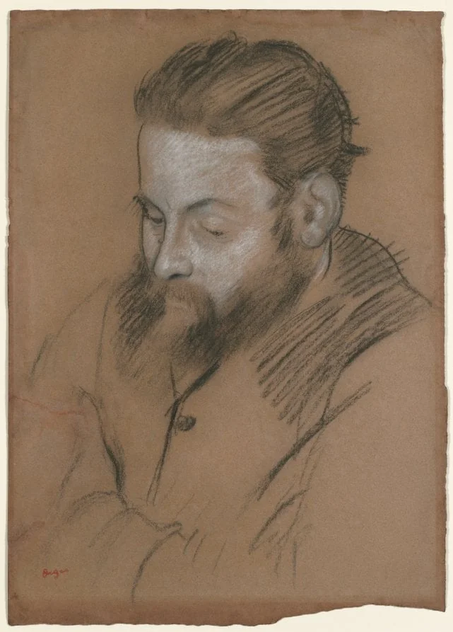 Diego Martelli, by Edgar Degas, 1879
