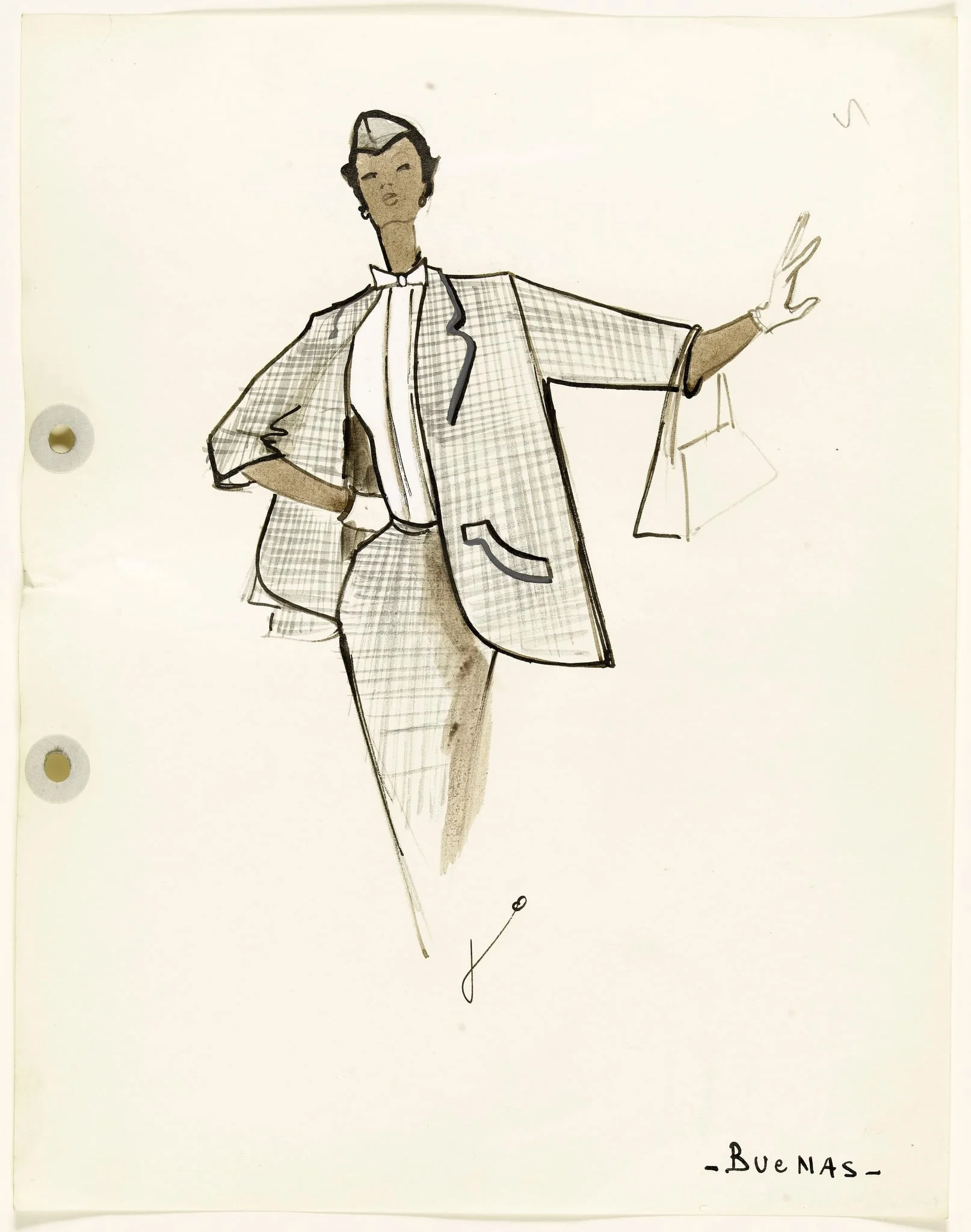 'Buenas', by Marie-Louise Carven, 1951