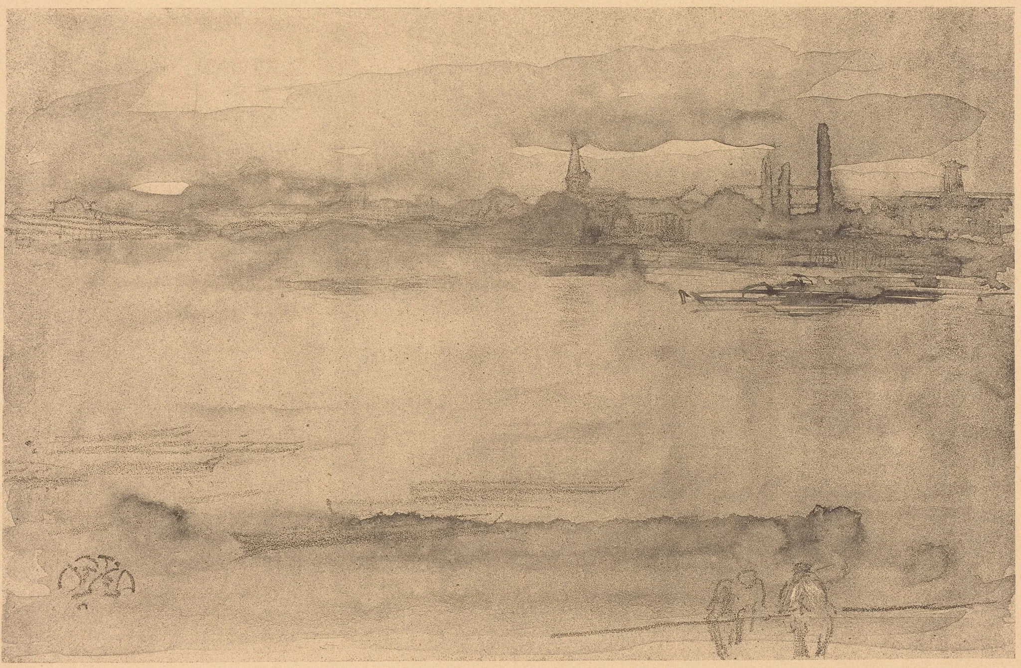Early Morning, by James McNeill Whistler, 1878