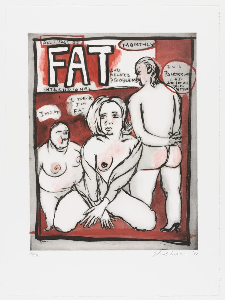 Untitled, by Nicole Eisenman, ink, 1997