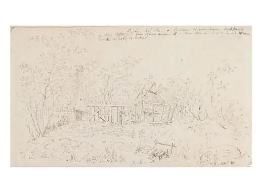 A ruined cottage at Capel, Suffolk