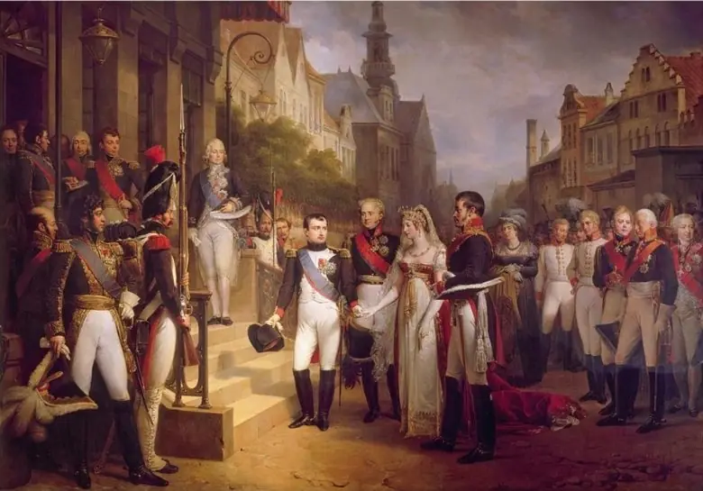 Napoleon Receiving the Queen of Prussia at Tilsit