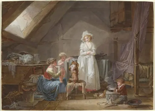 Young French Marquise in Exile in Lausanne