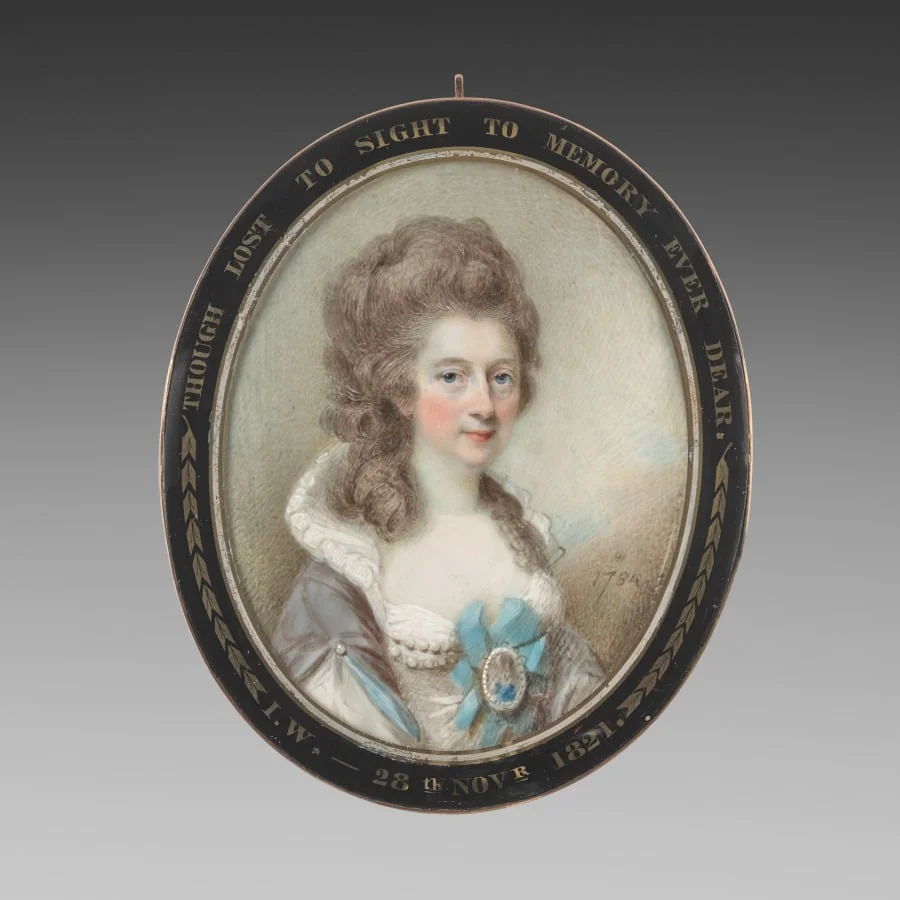 Portrait of Lady Grace Anna Newenham, by Horace Hone, unspecified, 1784