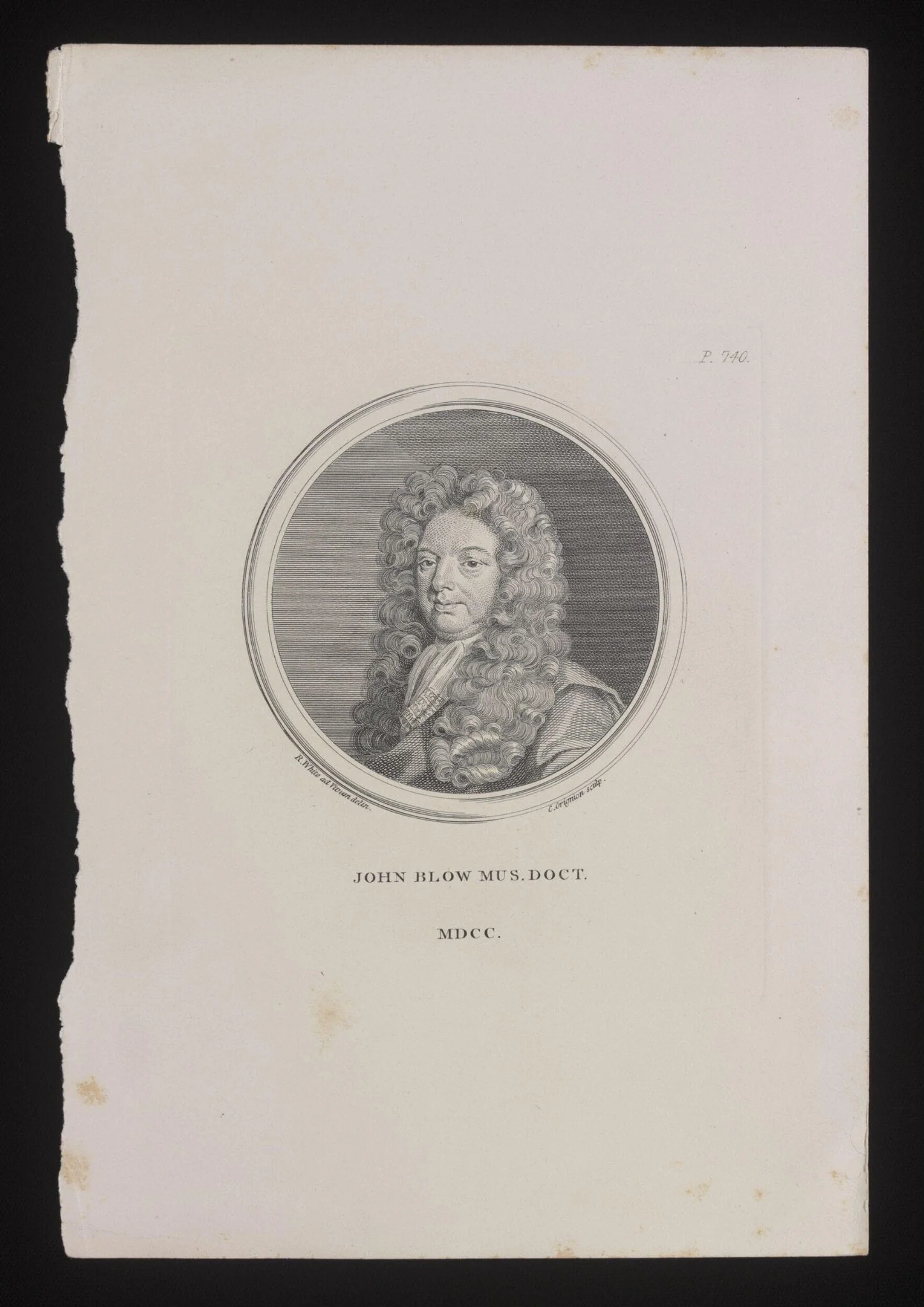 H Beard Print Collection, by Grignion, 1700