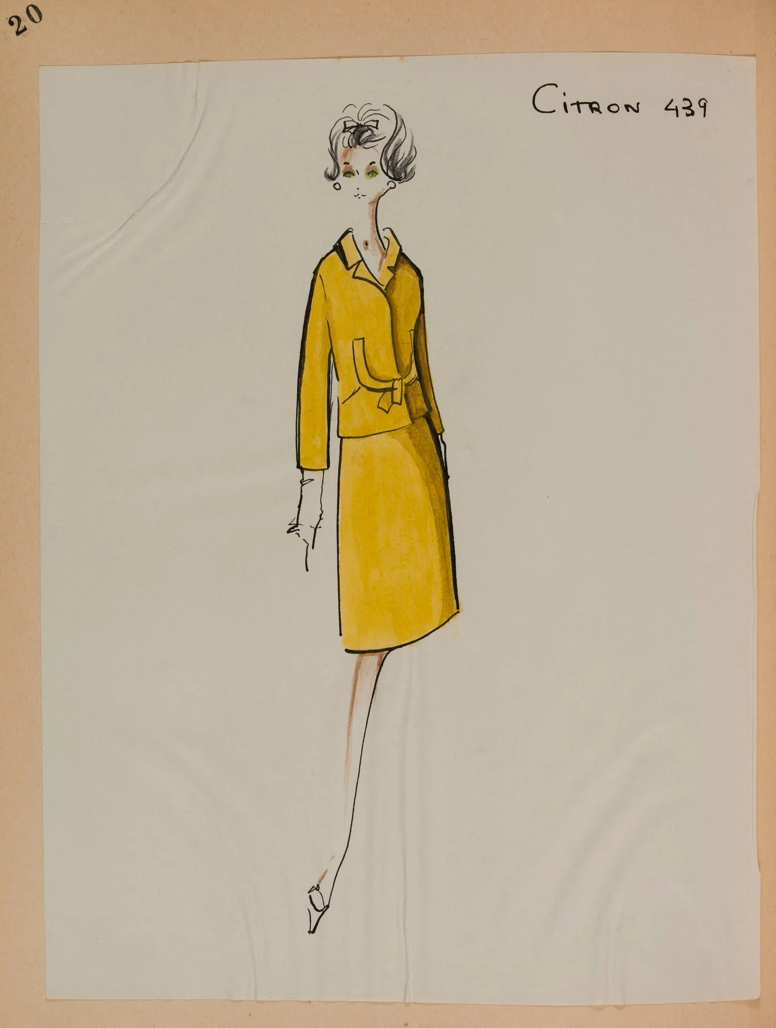 Citron, by Carven, 1963