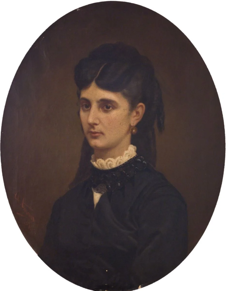 Portret de doamnă, by Theodor Aman, unspecified, 1871