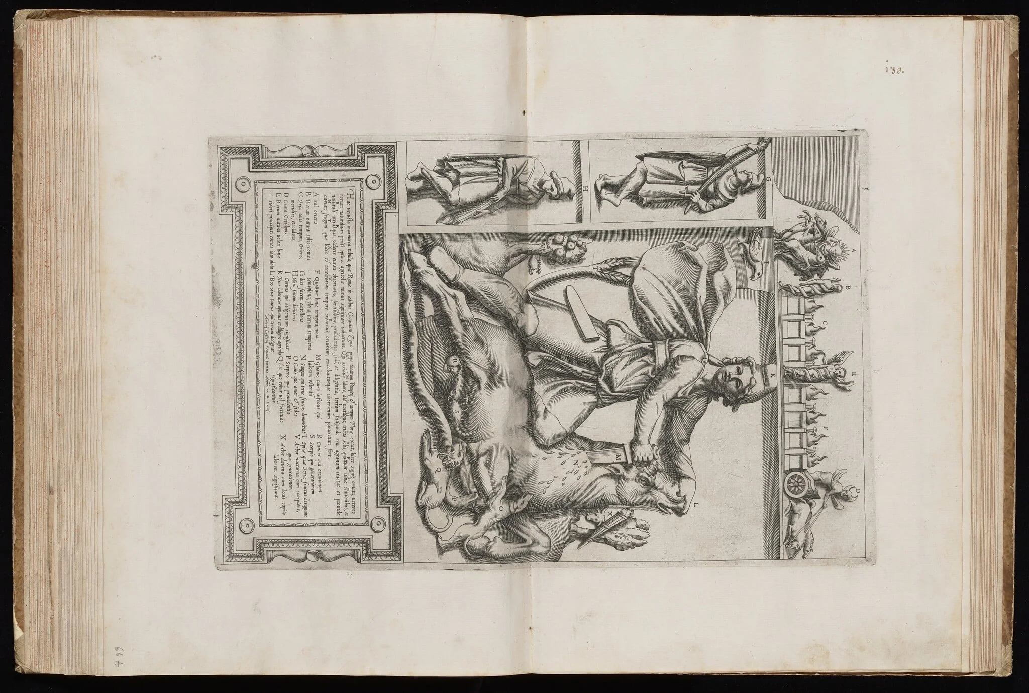 The Mithras Relief, by Italian 16th Century, ink, 1564