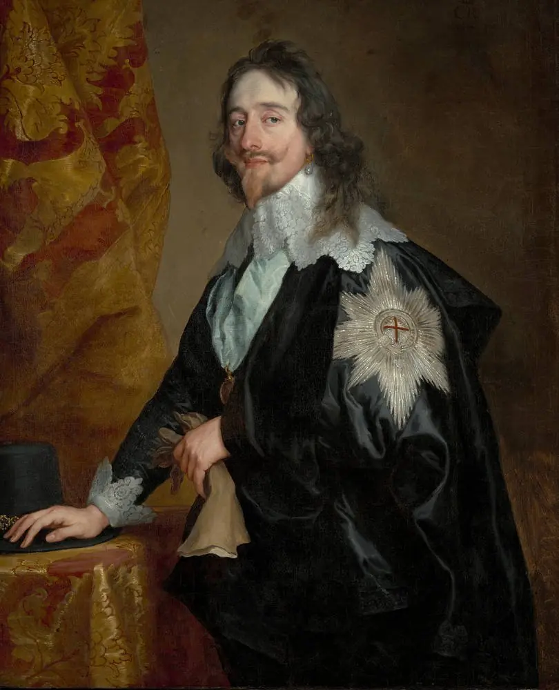 Portrait of King Charles I (1600-1649), with the Order of the Garter