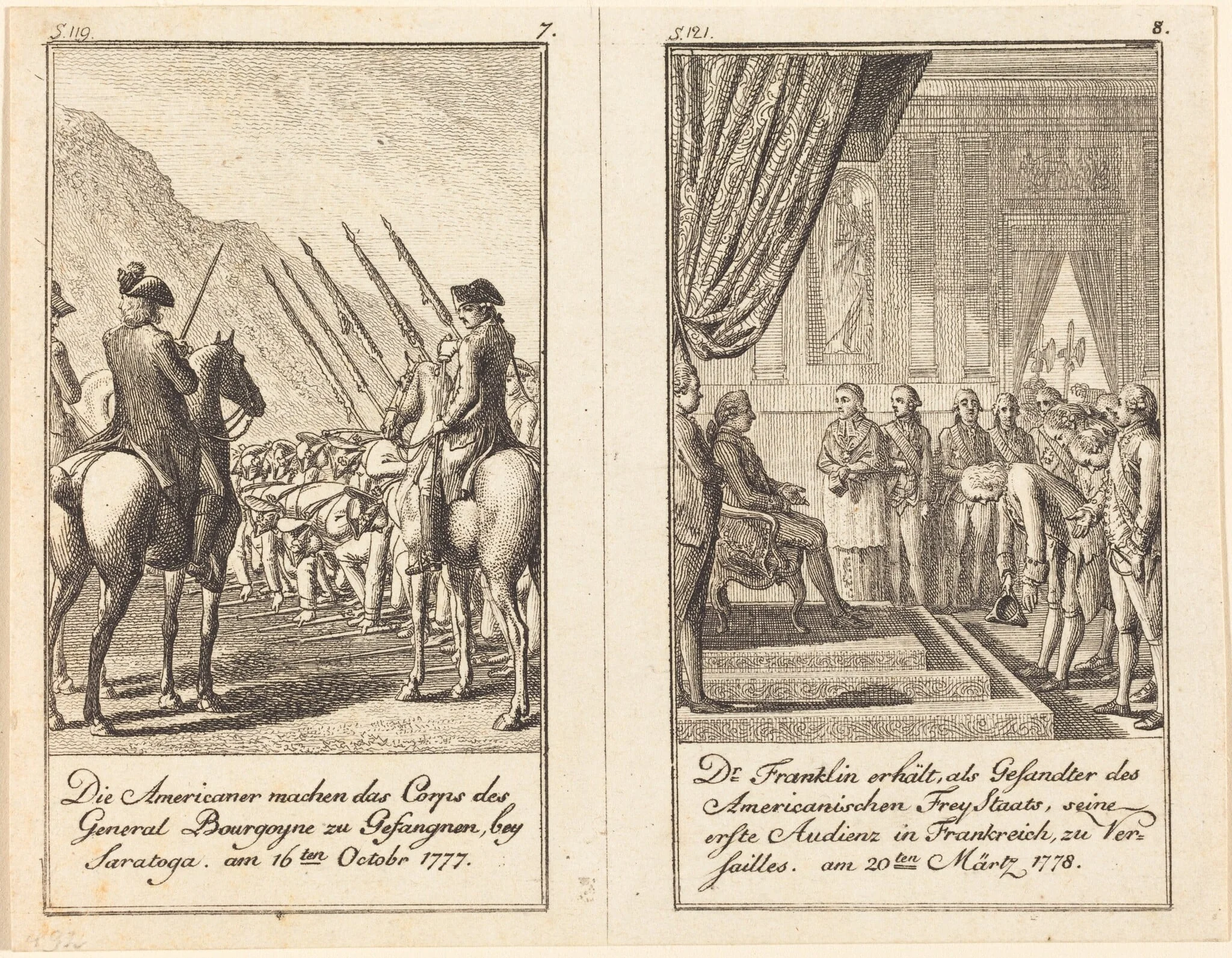 The History of the United States, by Daniel Nikolaus Chodowiecki, ink, 1784