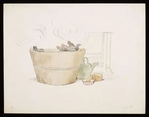 Pig in a tub