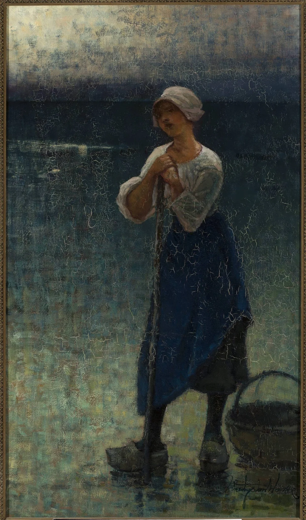 Green fisherwoman