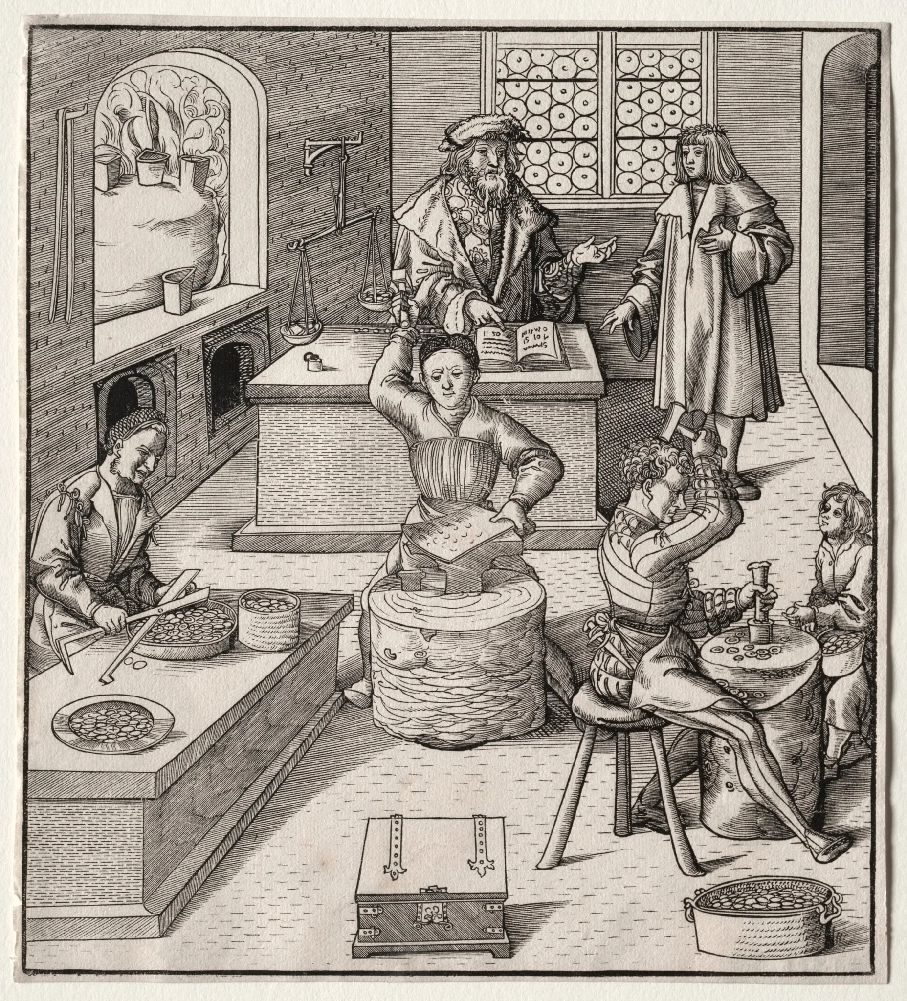 Young Maximilian in the Mint, by Leonhard Beck, 1521
