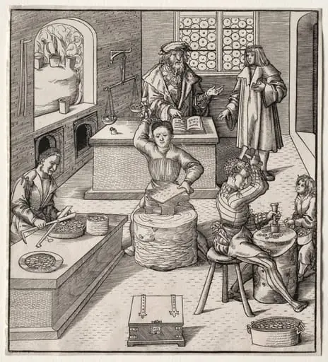 Young Maximilian in the Mint