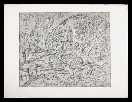 Salisbury Cathedral from the Meadows (after Constable)
