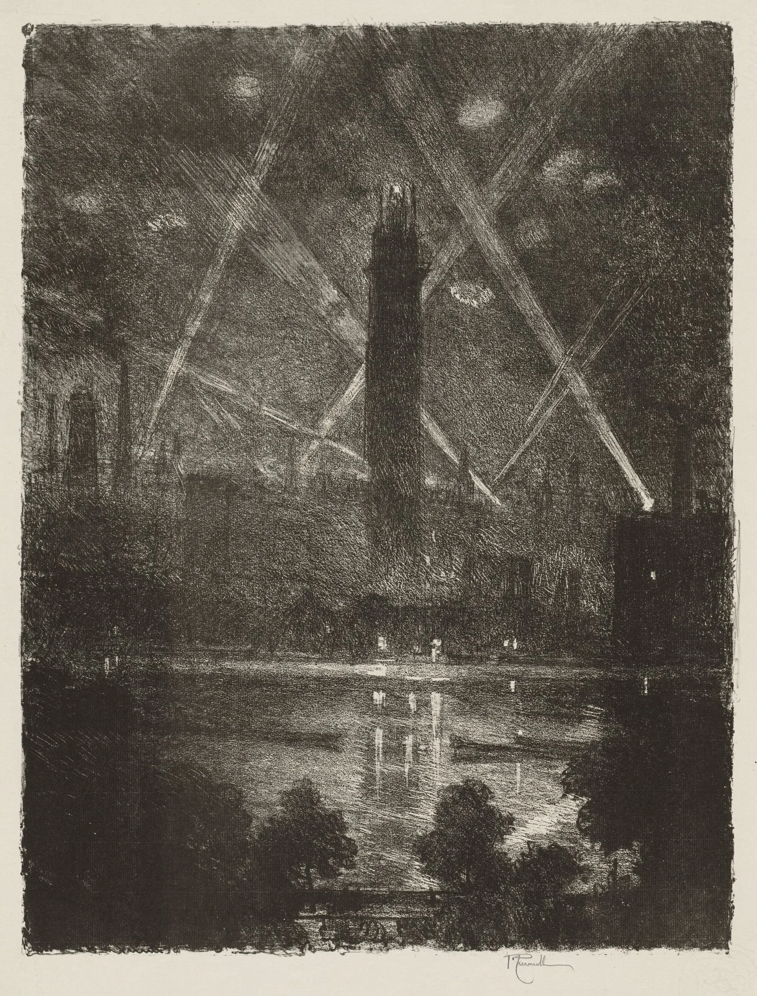 English War Work:  Shot, by Joseph Pennell, 1916