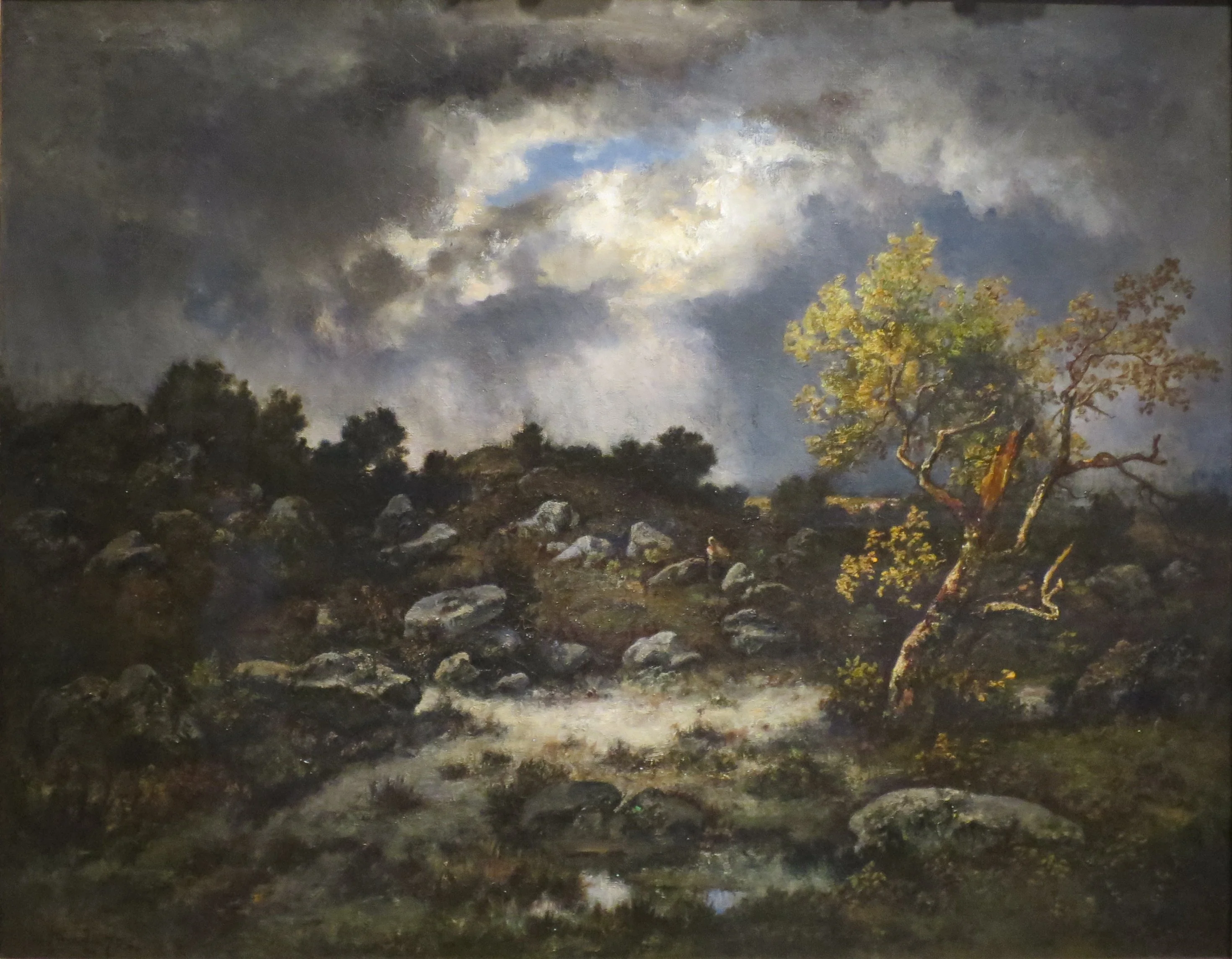 The Approaching Storm, by Narcisse Virgilio Díaz, oil, 1870