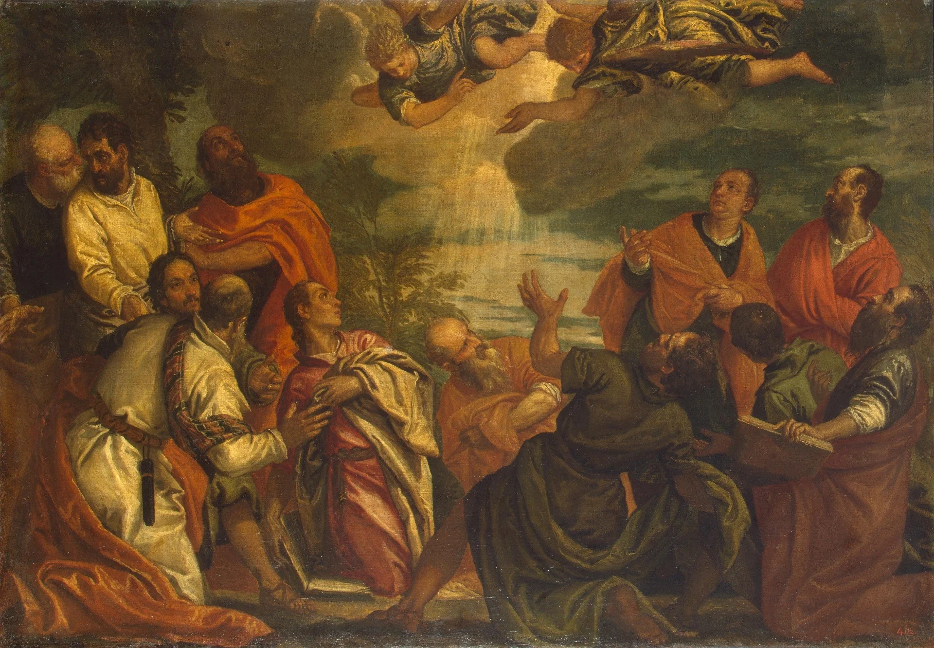 Pentecostés, by Luigi Benfatto, unspecified, 1590