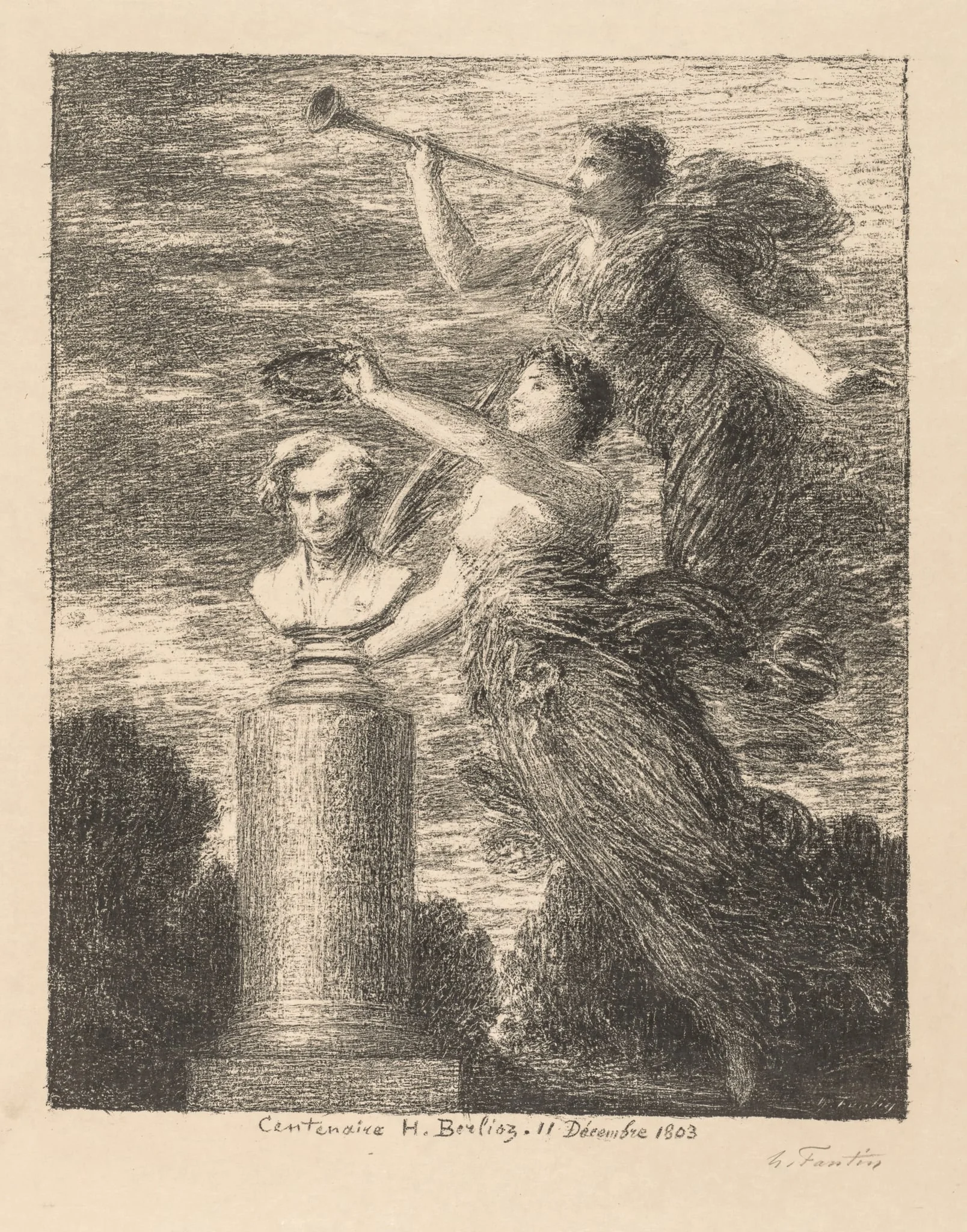 Centenary of Hector Berlioz, by Henri Fantin-Latour, 1903