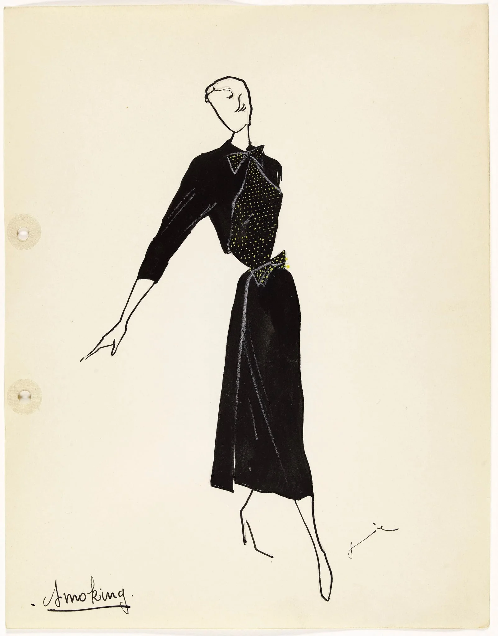 'Smoking', by Marie-Louise Carven, 1949
