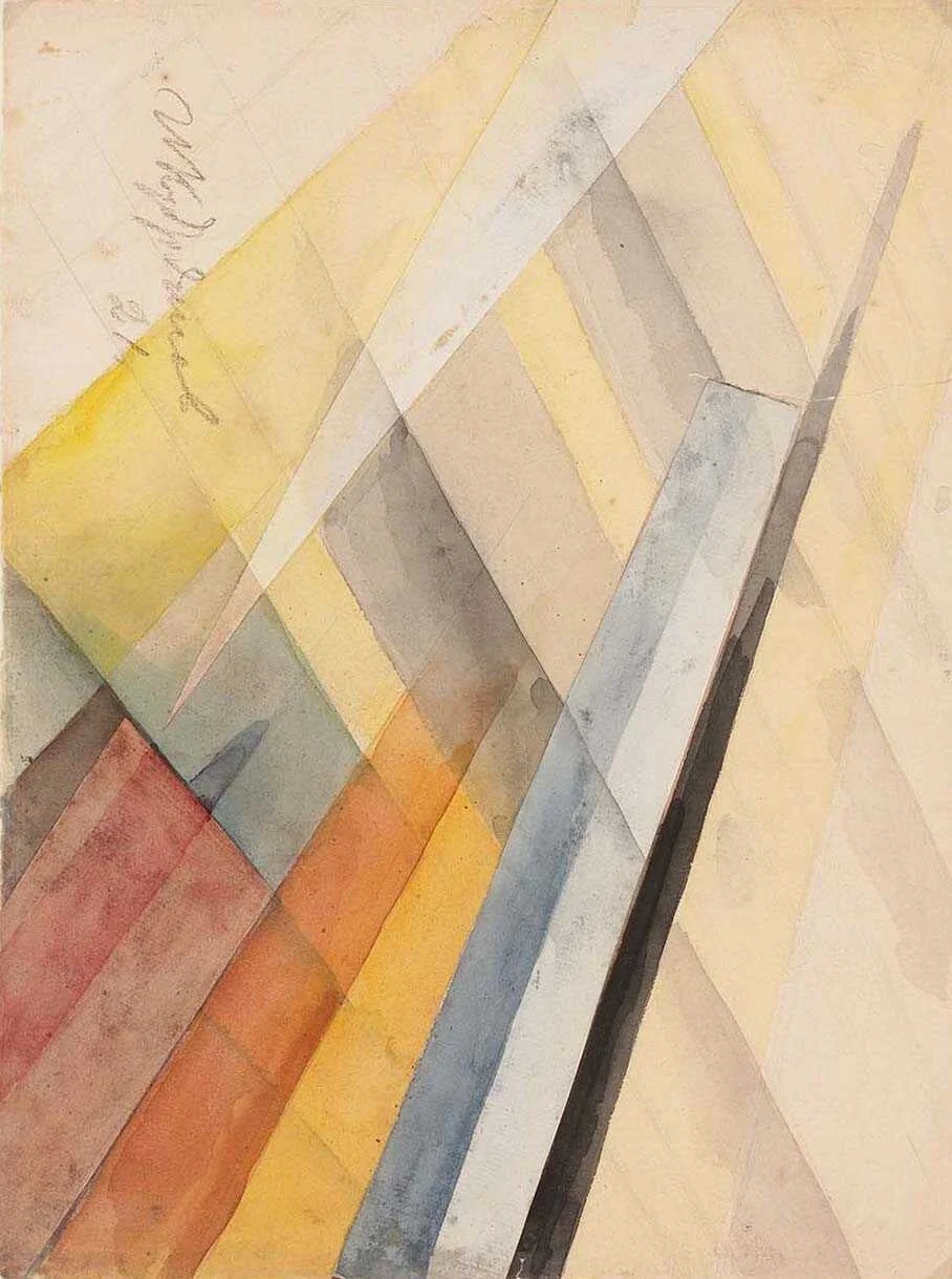 Γραμμική Σύνθεση, by Ivan Kudriashev, 1921