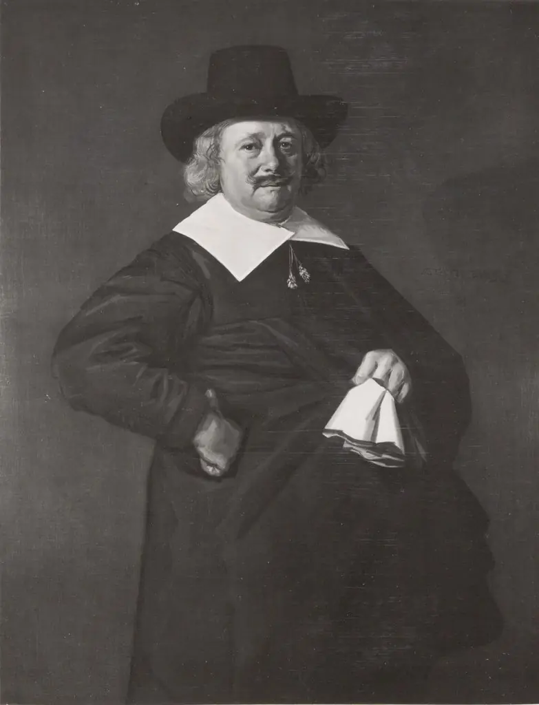 Portrait of a Standing Man with Gloves