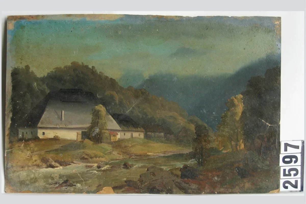 Glăjăria veche de la Avrig, by Theodor Glatz, unspecified, 1854