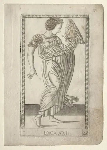 Logic (from the Tarocchi, series C:  Liberal Arts, #22)
