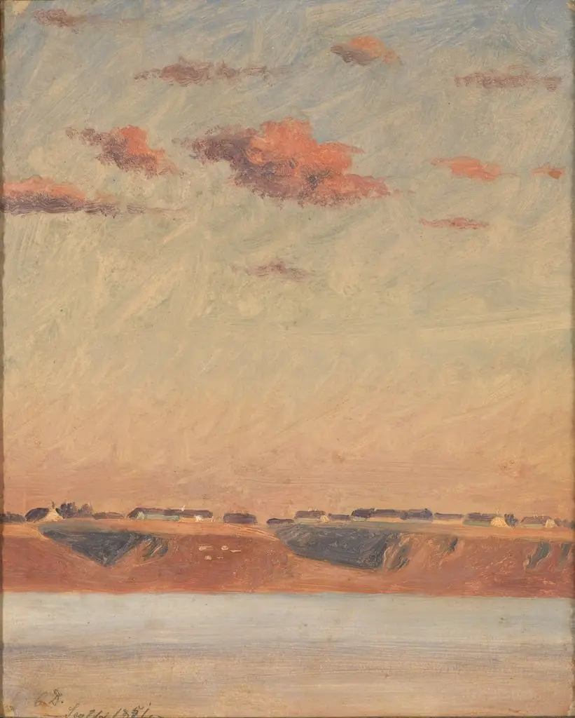 The Lim Fjord in Jutland. Study