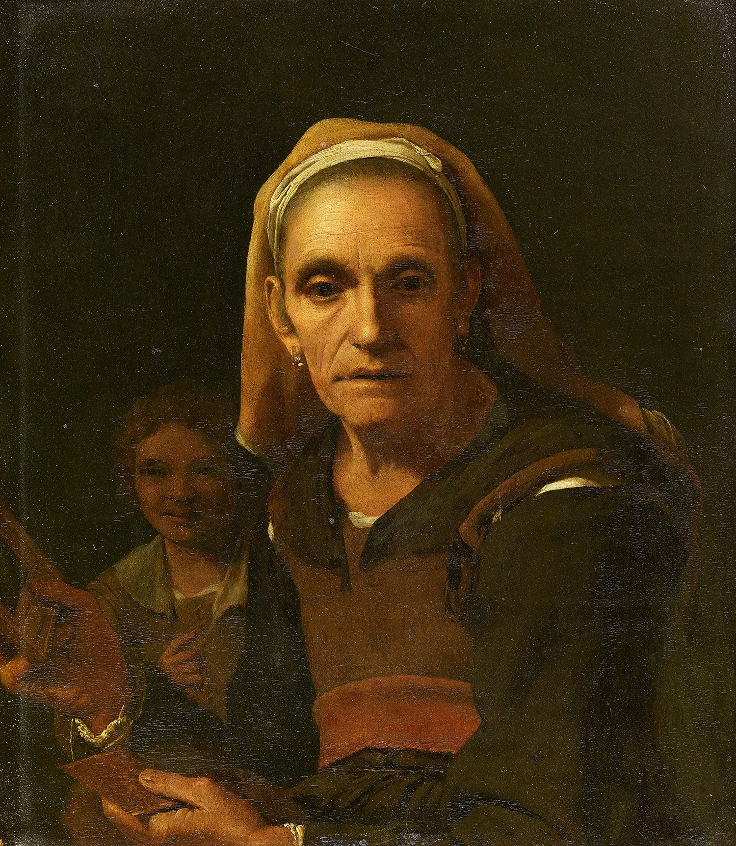 Old Woman With a Girl, by Michiel Sweerts, unspecified, 1651
