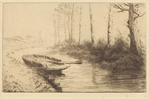 Canal Seen by Morning Light (Le canal: Effet du matin)