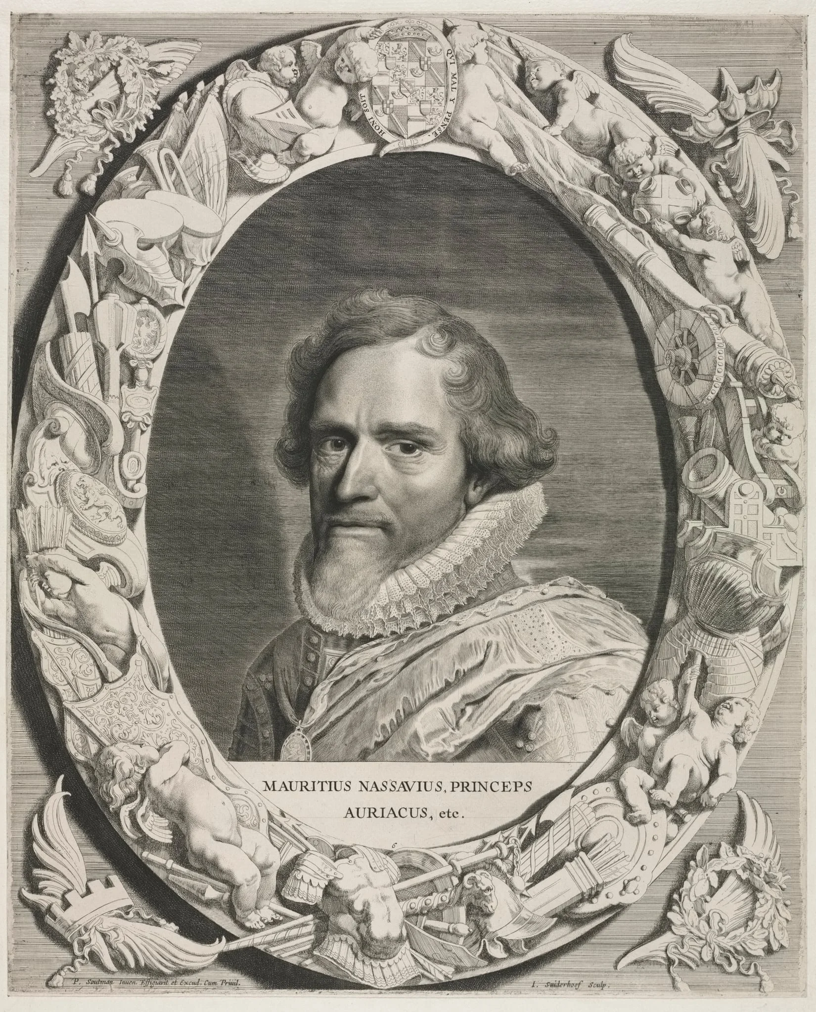 Maurice of Nassau, by Jonas Suyderhoff, 1659