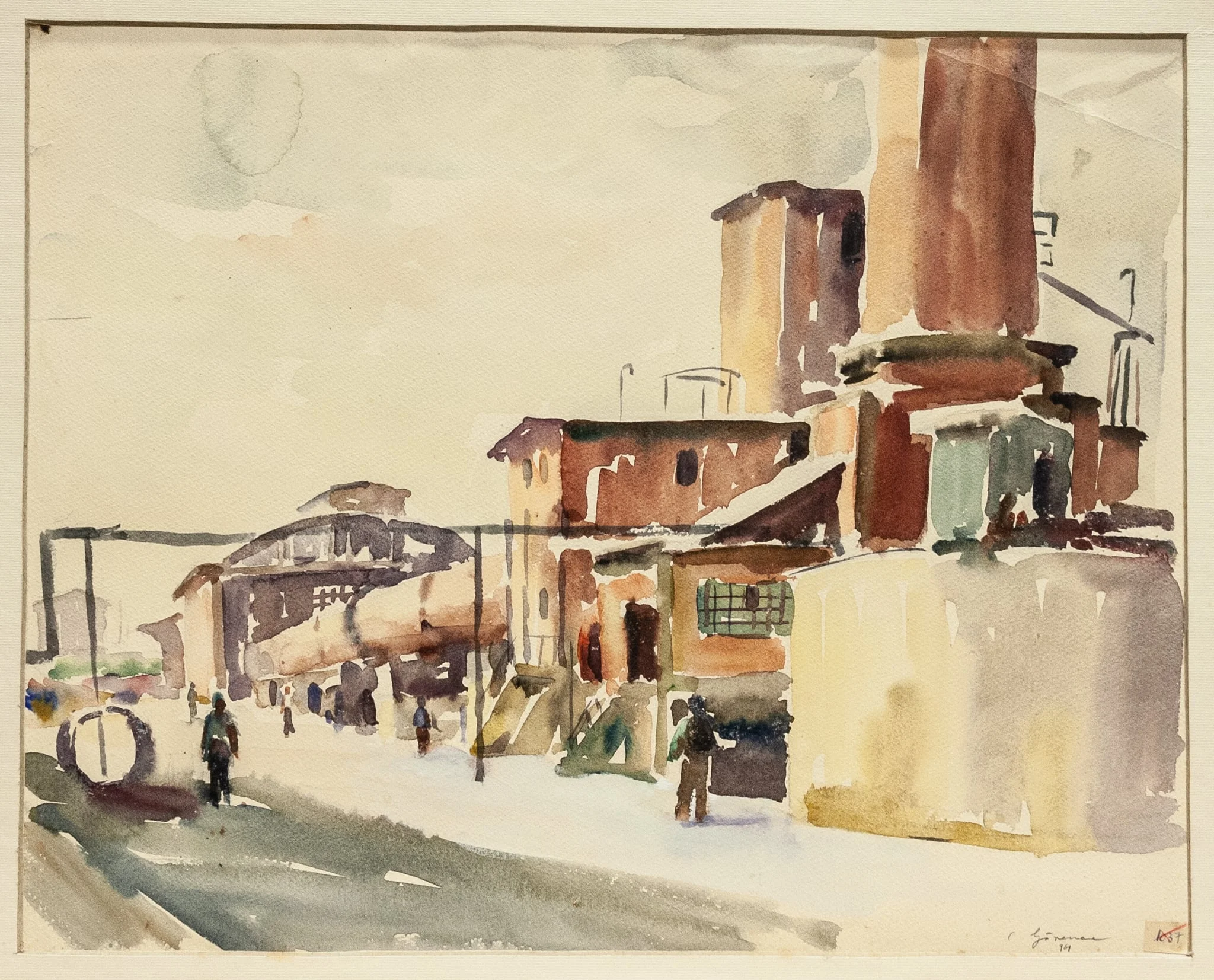 Fabrica „Cimentul păcii”, by Constantin Găvenea, unspecified, 1950