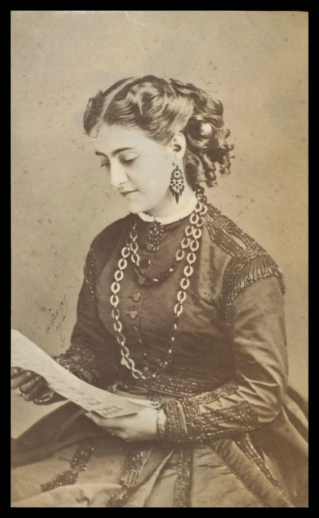Guy Little Theatrical Photograph, by Alphonse Liebert, photographic, 1867