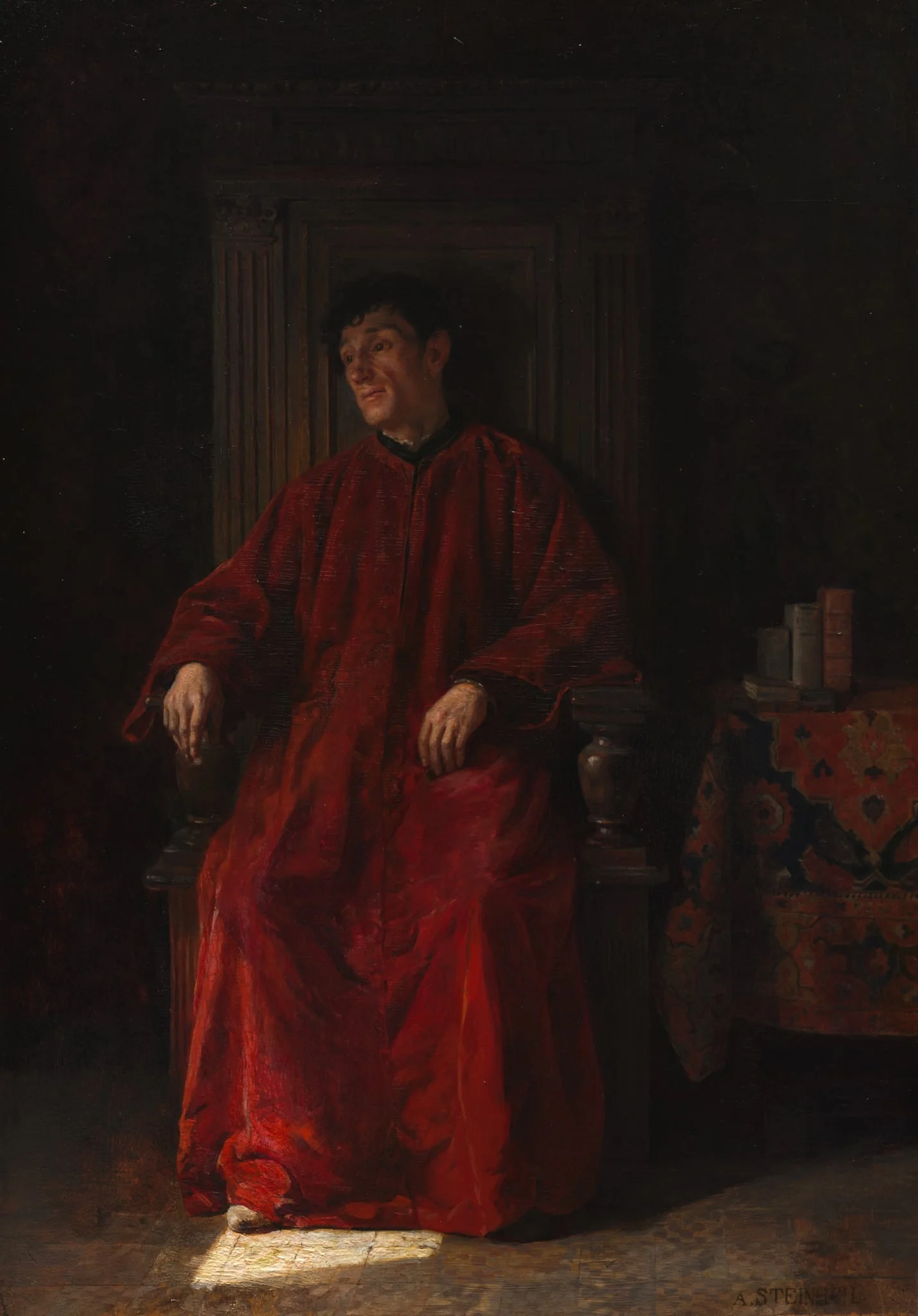 Judge in Red Robe, by Adolphe Steinheil, unspecified, 1890