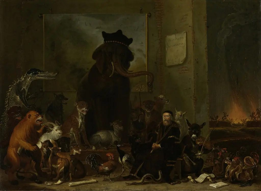 Satire on the trial of Johan van Oldenbarneveldt