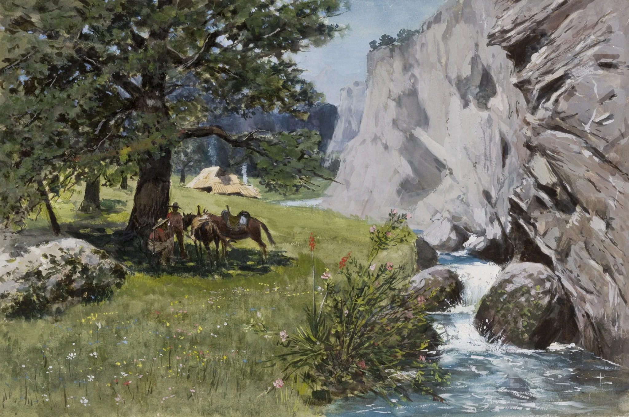 Rest under Rocks, by Stanisław Witkiewicz, unspecified, 1893