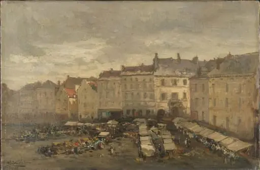 The Grote Zavel (Grand Sablon), Brussels